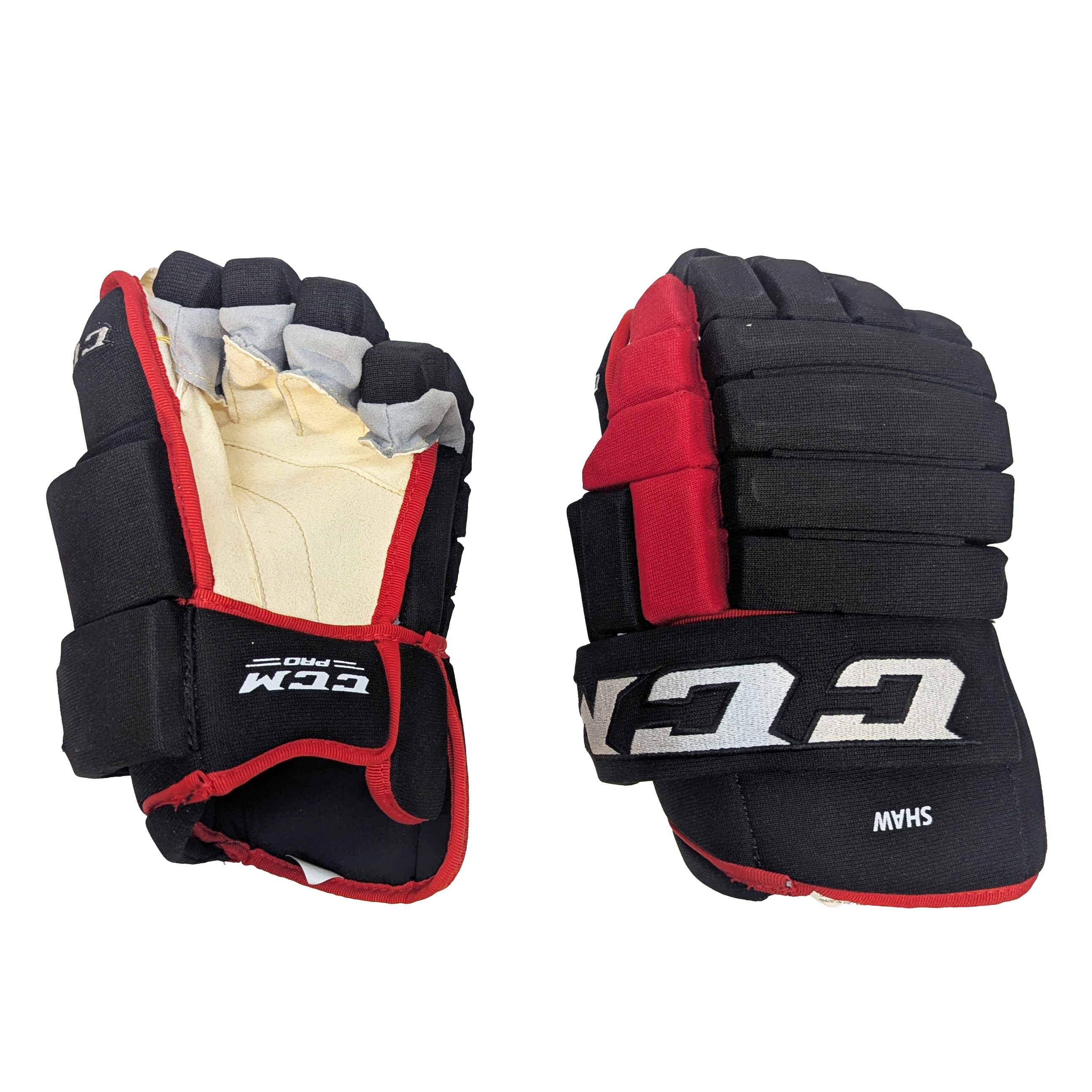 CCM HG99 - Gant NHL Pro Stock - Andrew Shaw (noir/rouge)